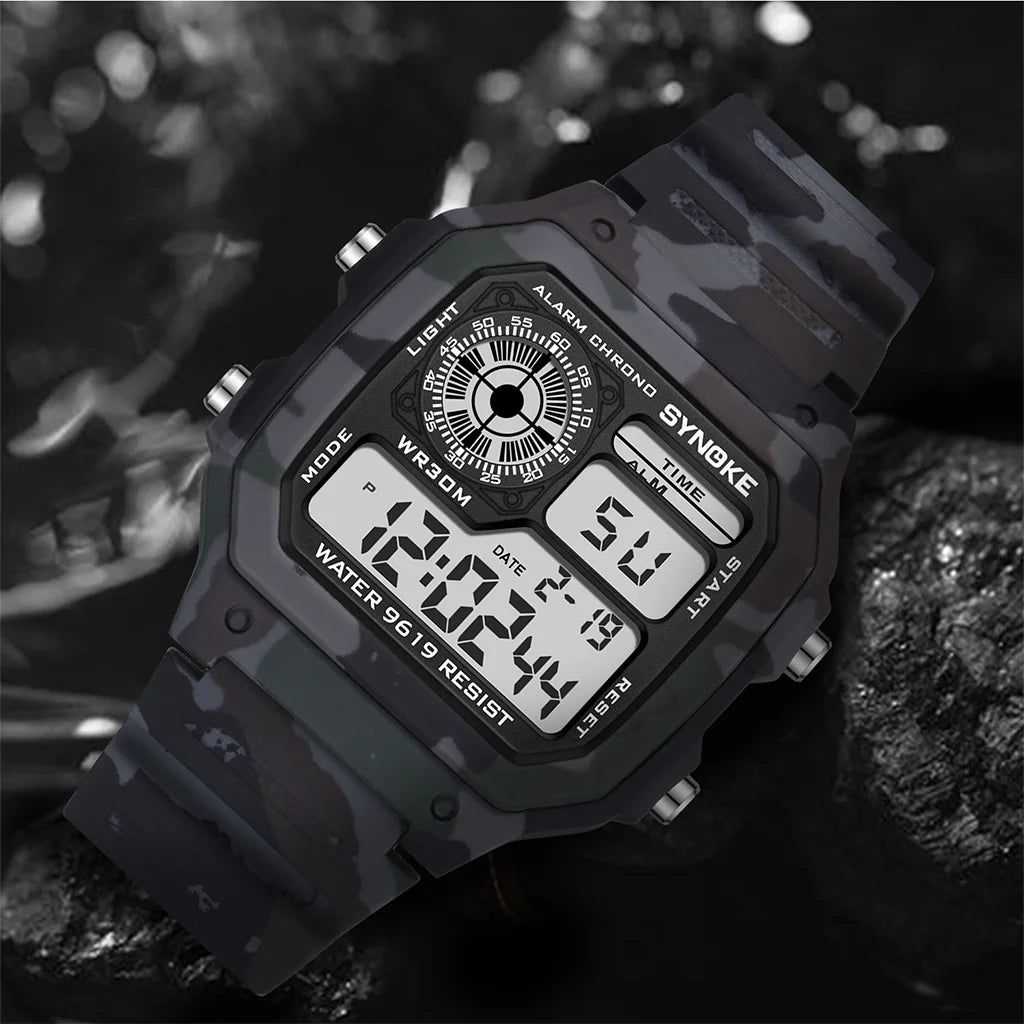 Rugged Military Digital Watch: Style Meets Function - One Eleven Deals