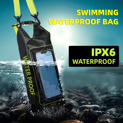 Waterproof 2L Dry Bag: Touch Screen, Outdoor Adventures