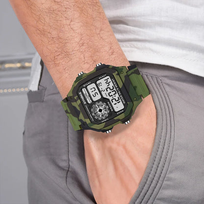 Rugged Military Digital Watch: Style Meets Function - One Eleven Deals