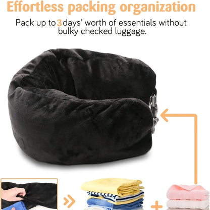 Ultimate Travel Pillow: Comfort, Storage, and Portability - One Eleven Deals