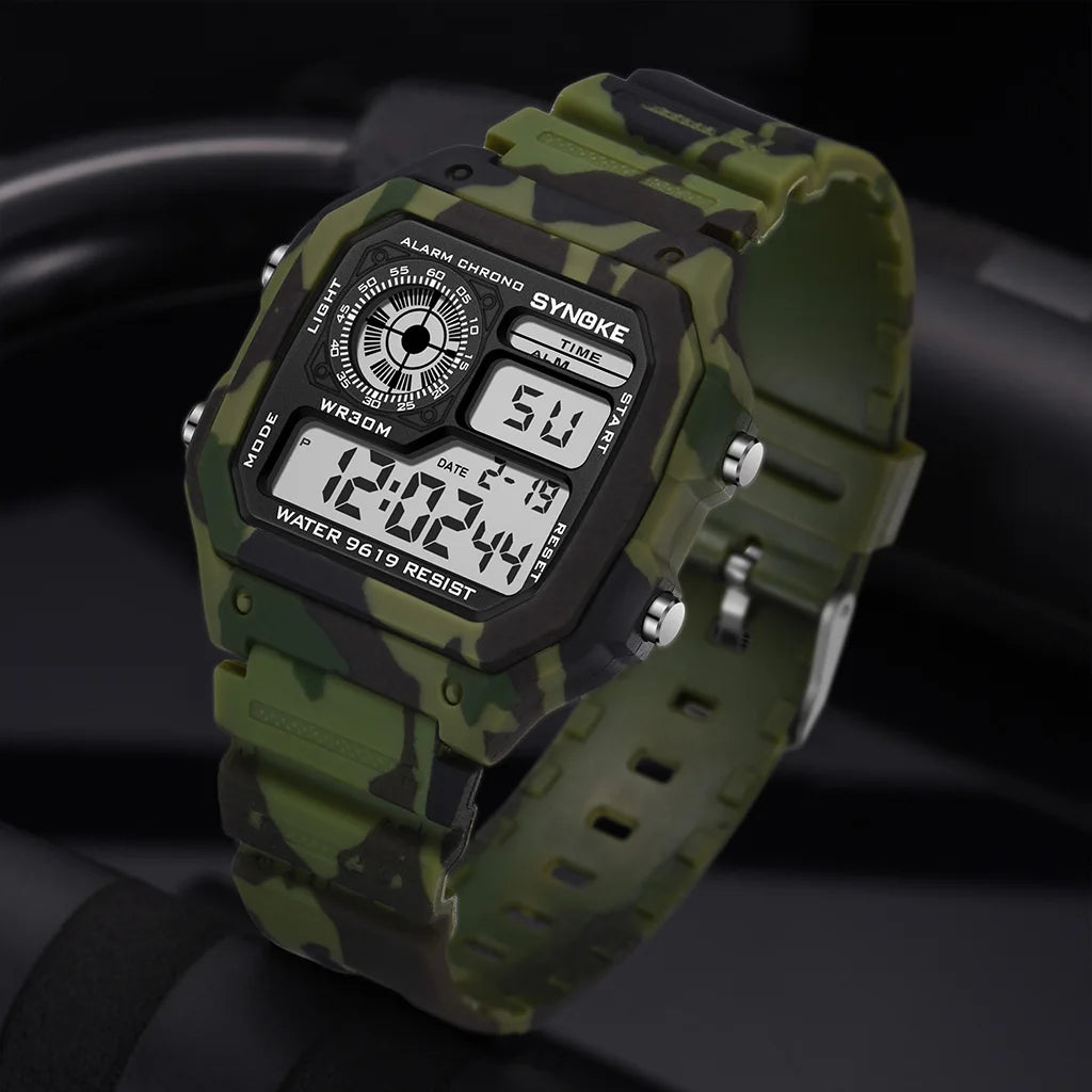 Rugged Military Digital Watch: Style Meets Function - One Eleven Deals