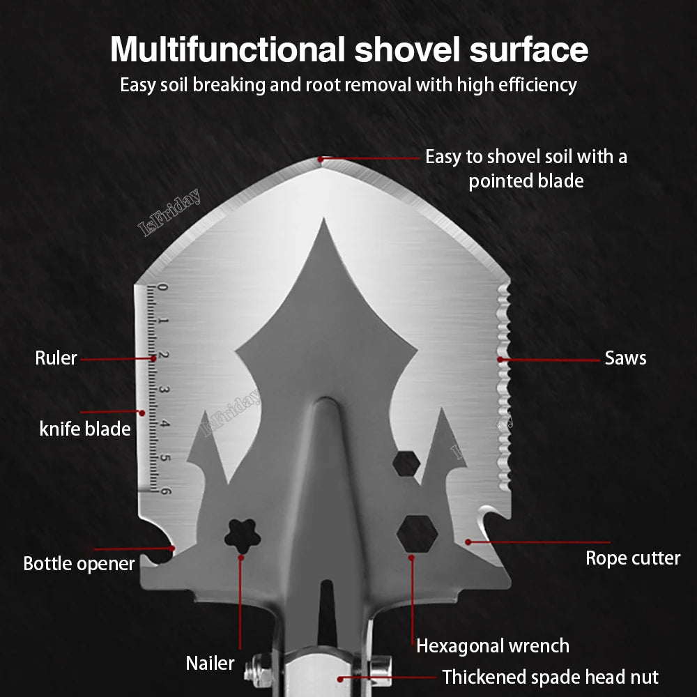 Military Tactical Multifunctional Shovel Set